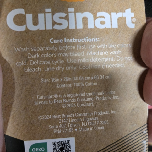 Halloween BOO kitchen towel - Picture 3 of 3